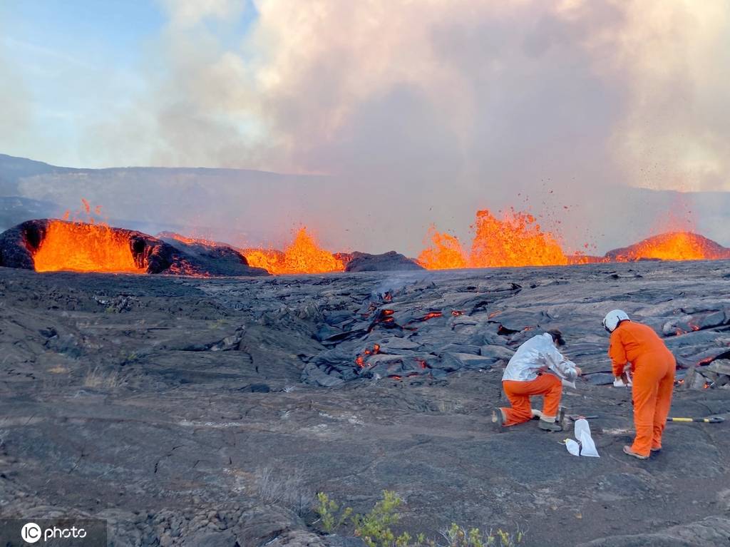 夏威夷一火山喷了3天